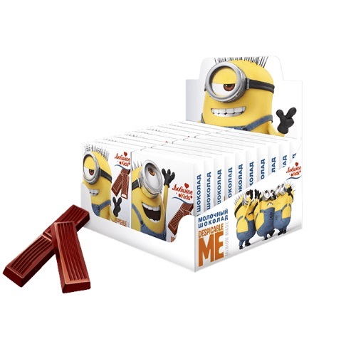  Шоколад «Любімов Kids» молочний з молочною начинкою, 50г