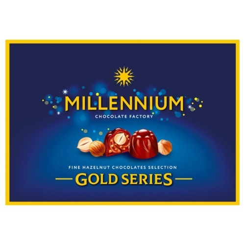 Конфеты в коробке Millennium «Gold» в молочном шоколаде, 205г
