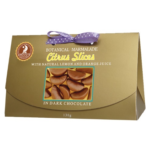  Мармелад «Цитрусові дольки» в чорному шоколаді, 130г