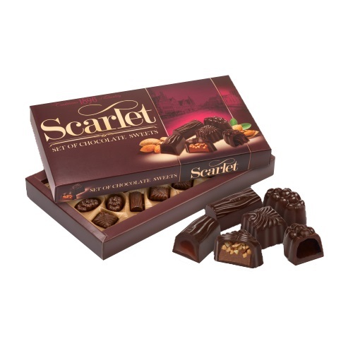  Цукерки в коробці ХБФ «Scarlet», 220г