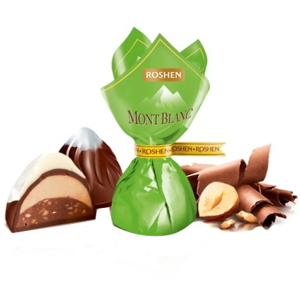 «Монблан» крем-праліне з подрібненим лісовим горіхом Roshen «Монблан» крем-праліне з подрібненим лісовим горіхом Roshen