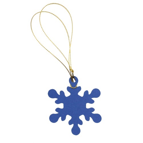 Підвіска «Сніжинка» синя