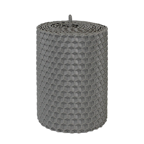  Свічка з вощини сіра, 8*5,5