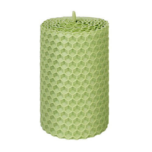  Свічка з вощини фісташкова, 8*4,5
