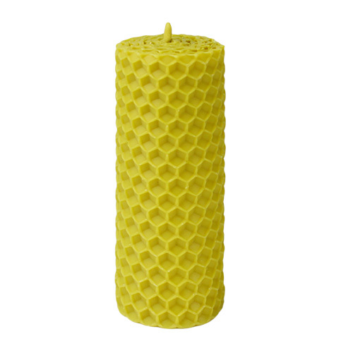  Свічка з вощини жовта, 8*3