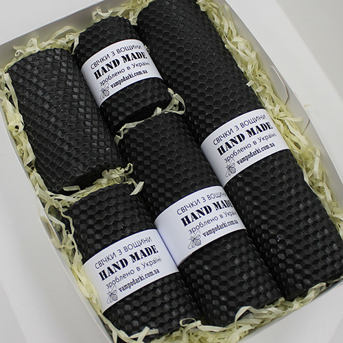  Набір свічок №1 чорний