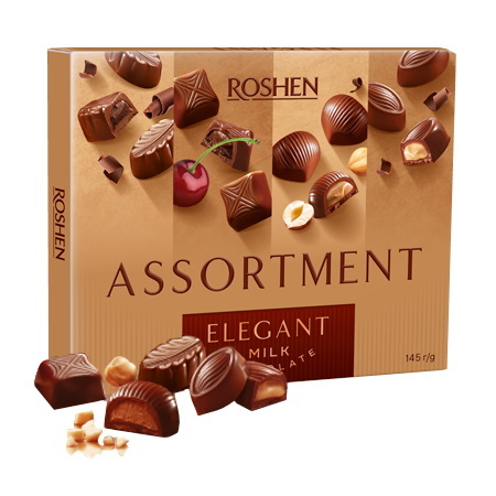  Цукерки в коробці Roshen «Assortment Elegant», 145г
