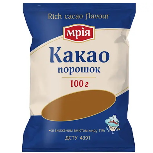 Какао-порошок Мрія, 100 г