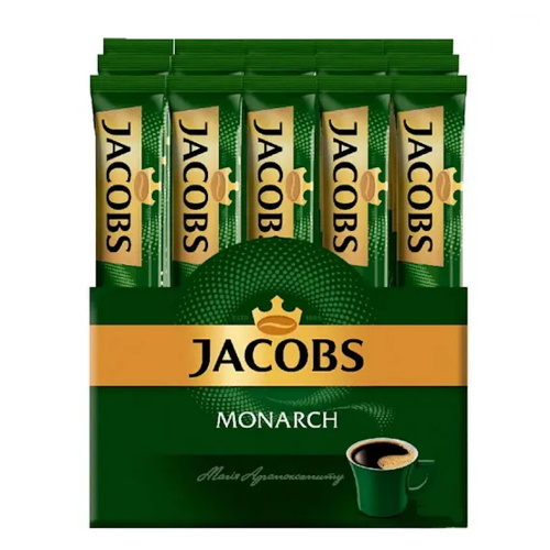  Упаковка кофе растворимого Jacobs Монарх, 1,8гх26шт