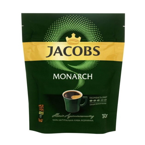  Кофе растворимый Якобс Монарх, 30г