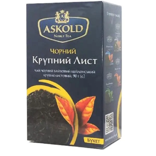  Чай Askold черный ОРА крупнолистовой, 90г